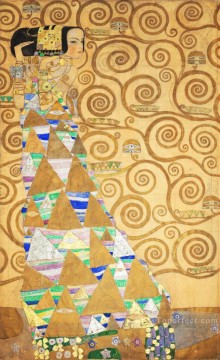 Gustavo Klimt Painting - El árbol de la vida Friso de Stoclet dejado por Gustav Klimt